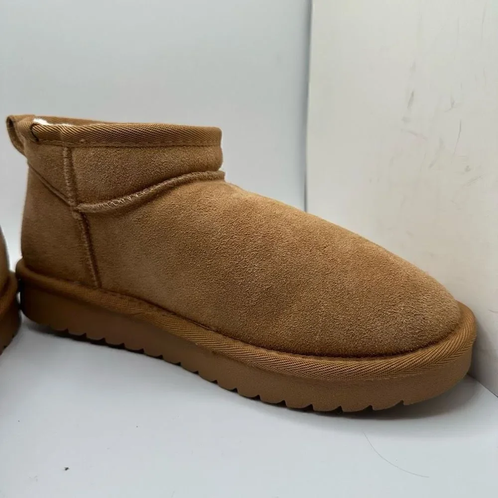 CUSHIONAIRE Women's pull on boot 7 CHESTNUT - Picture 6 of 7